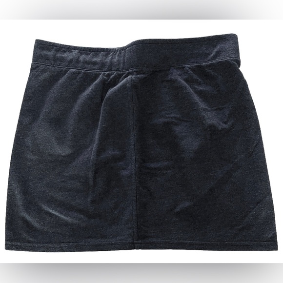 Z SUPPLY Women’s Dark Charcoal Mini Skirt Size L – Casual Lounge Pull-On Pockets - Picture 5 of 7